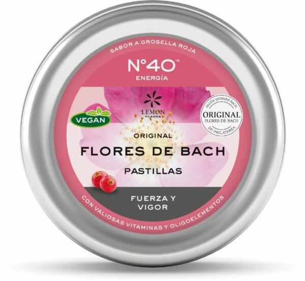 Original Pastillas Flores de Bach Nr.40, Sin azúcar, energía