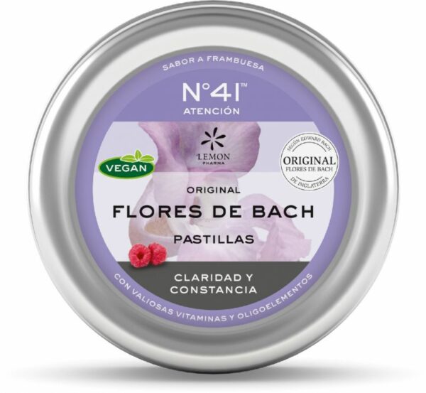 Original Pastillas Flores de Bach Nr.41, Sin azúcar, concentración