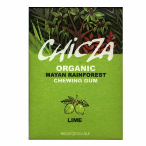 Chicza, chicle natural y biodegradable, maya rainforest bio, sabor lima